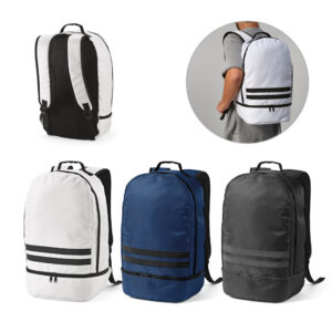 Mochila em poliéster reciclado